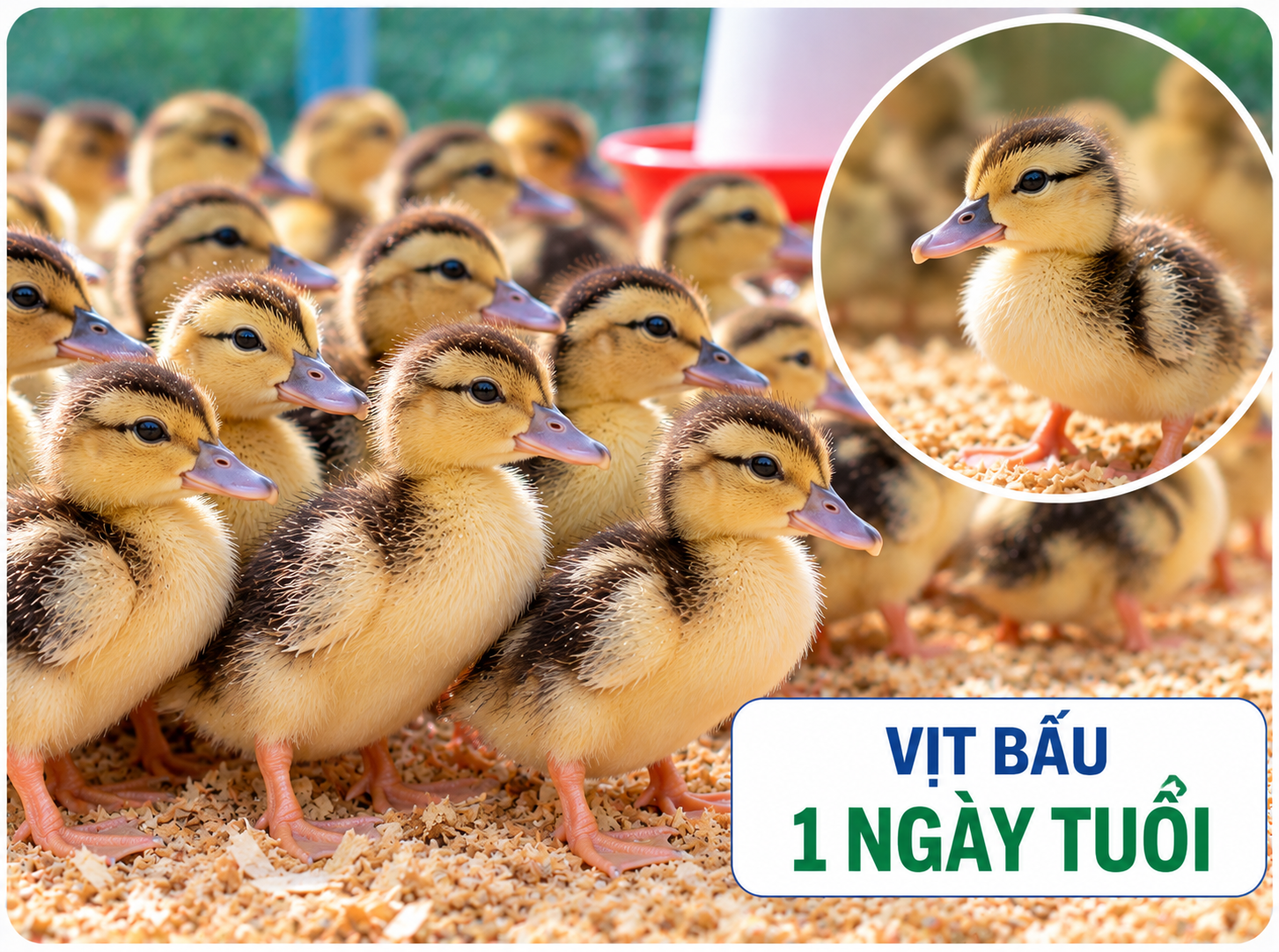 Vịt bầu 1 ngày tuổi